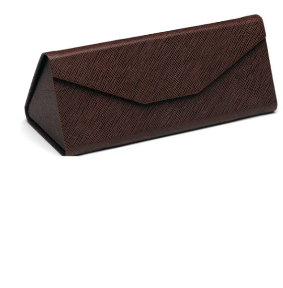 Handmade Storage Portable Triangle Folding Glasses Case
