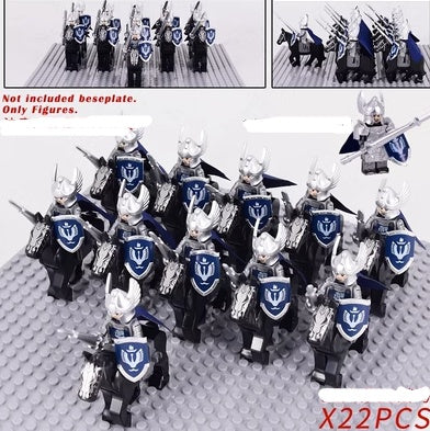 Soldiers Put Together Regimental Battle Blocks