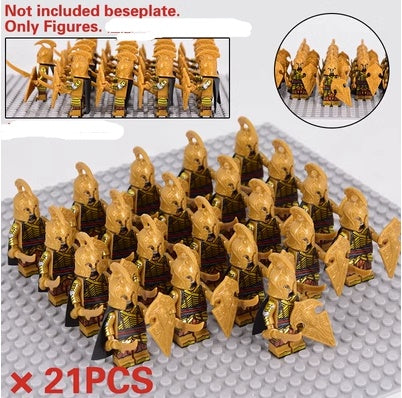 Soldiers Put Together Regimental Battle Blocks