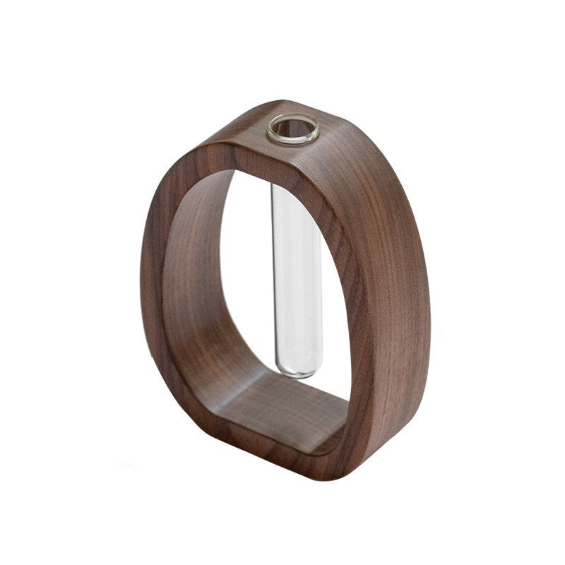 Walnut Solid Wood Flower Creative