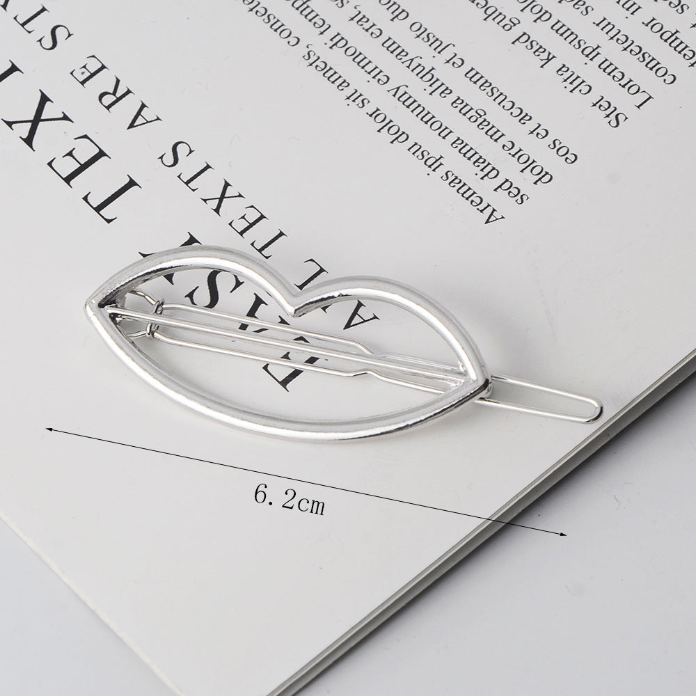 Cupid Heart-shaped Five-pointed Alloy Hair Accessories