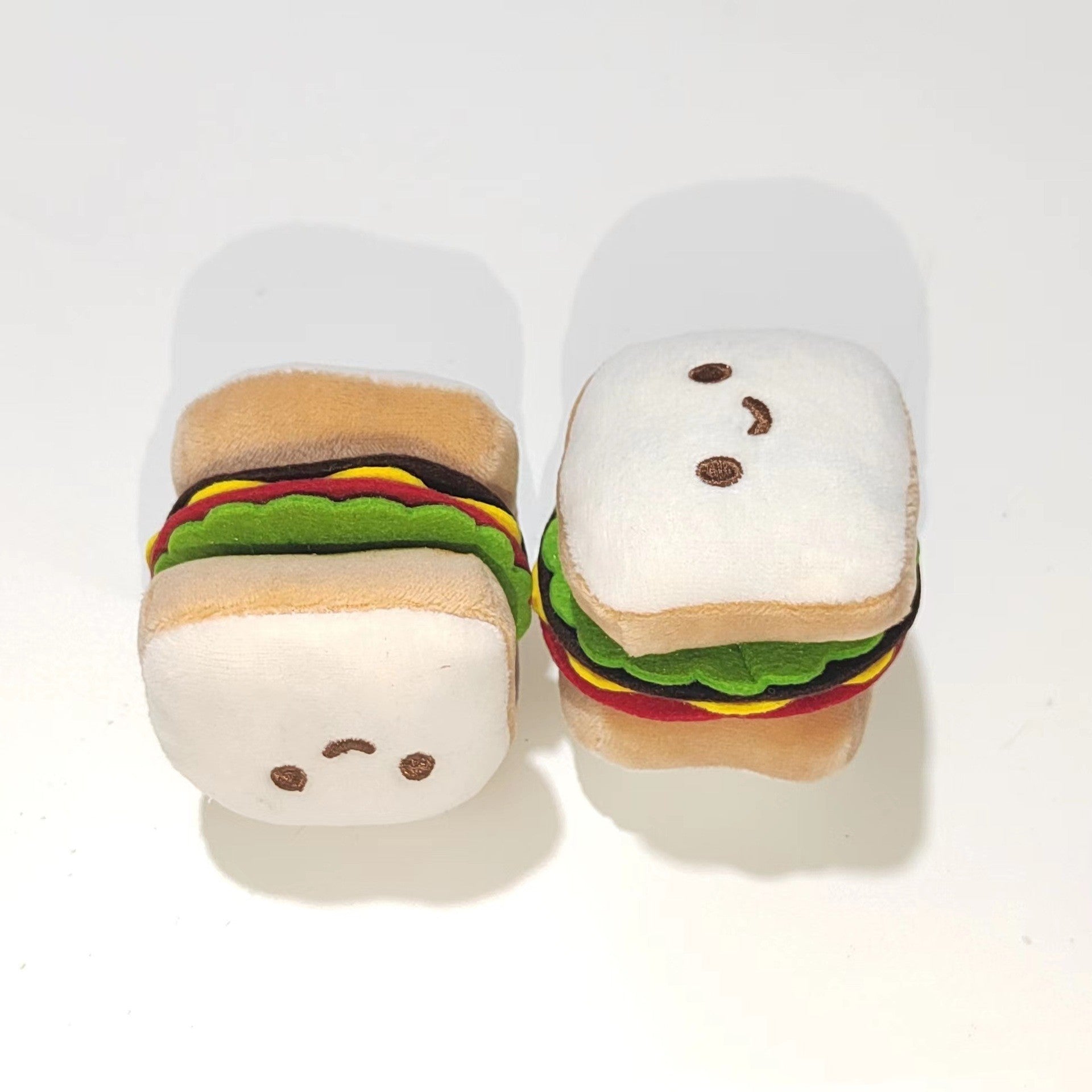 Decompression Hamburger Pet Sounding Toy