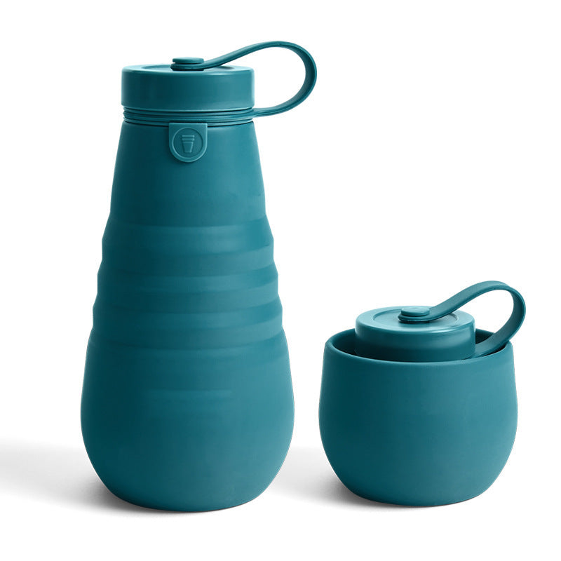 Retractable Sports Silicone Foldable Water Cup