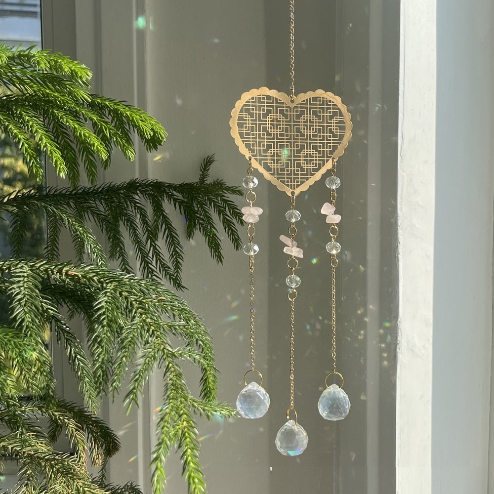 Decorative Creative Love Pendant Catcher Wind Chimes