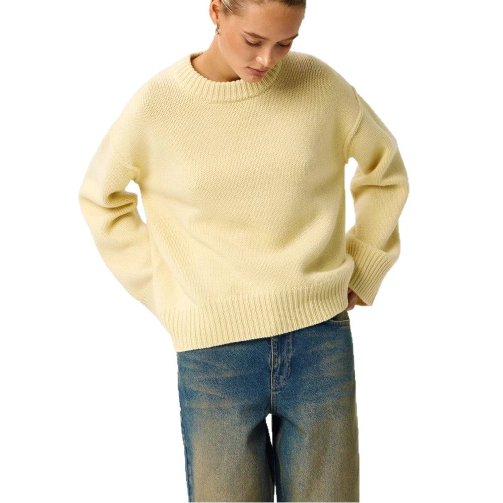 Ladies New Autumn And Winter Loose Round Neck Sweater