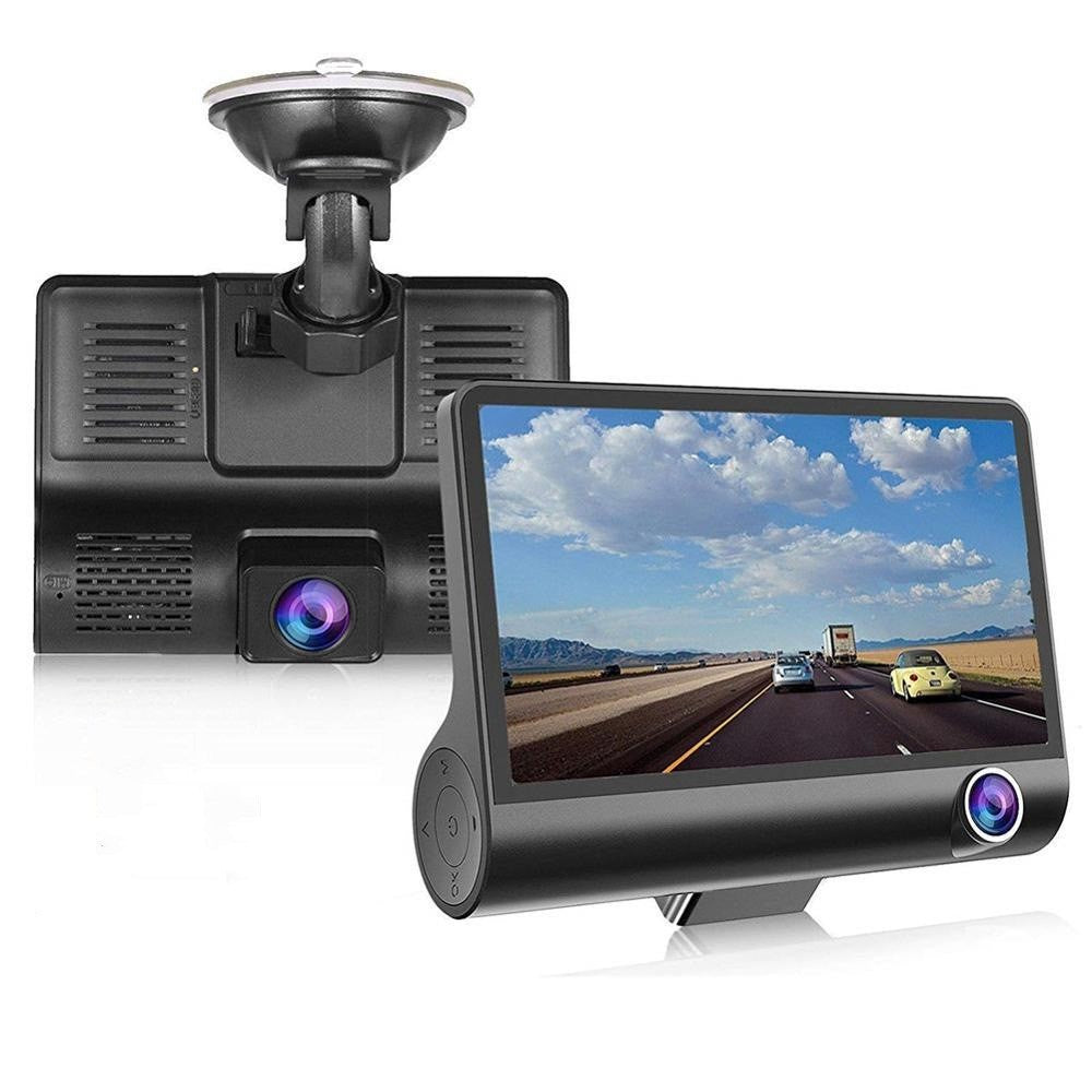 HD 1080p Three-record Driving Recorder