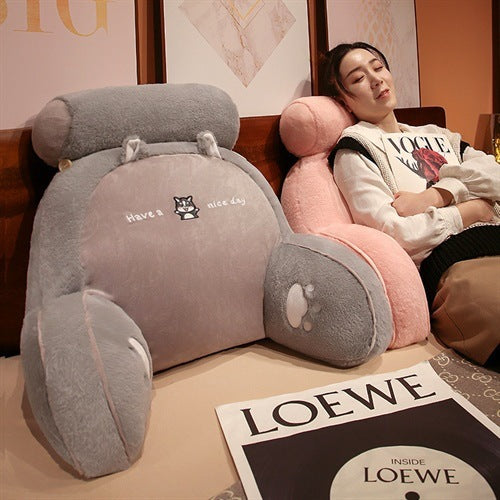 Cartoon Bedside Cushion Neck Protection Waist Pillow
