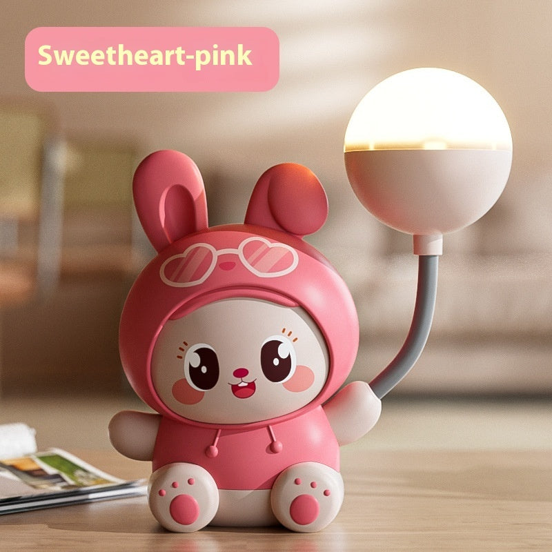Cartoon Cute Pet Table Lamp Folding USB Charging Bedroom Bedside Lamp