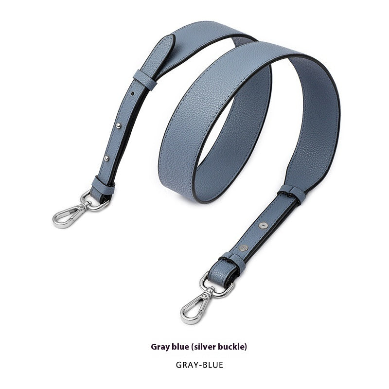 Cowhide Milled Double-sided Wide Shoulder Strap All-match Adjustable