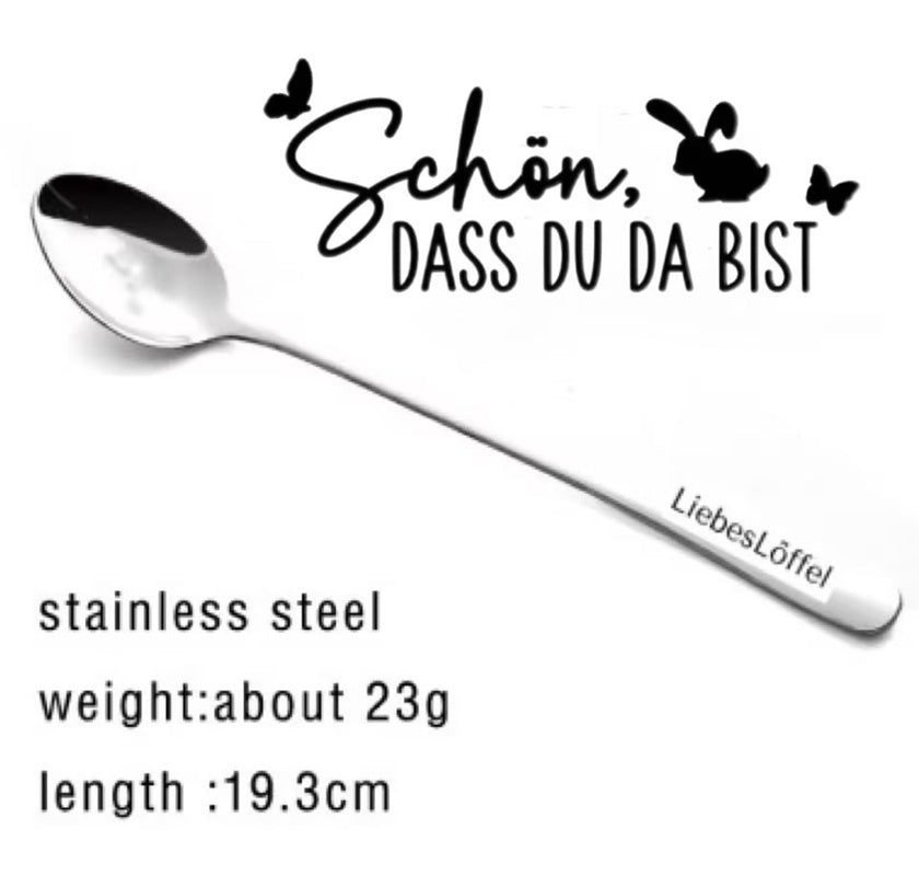 Stainless Steel Spoon You Are My Sunshine Couple Family Tableware