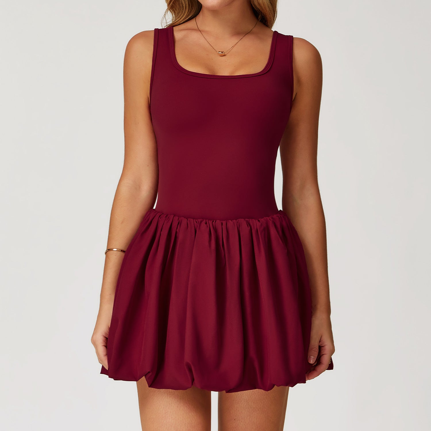 Women's Anti-walking Running Fitness Fake Two Pieces Sports Dress