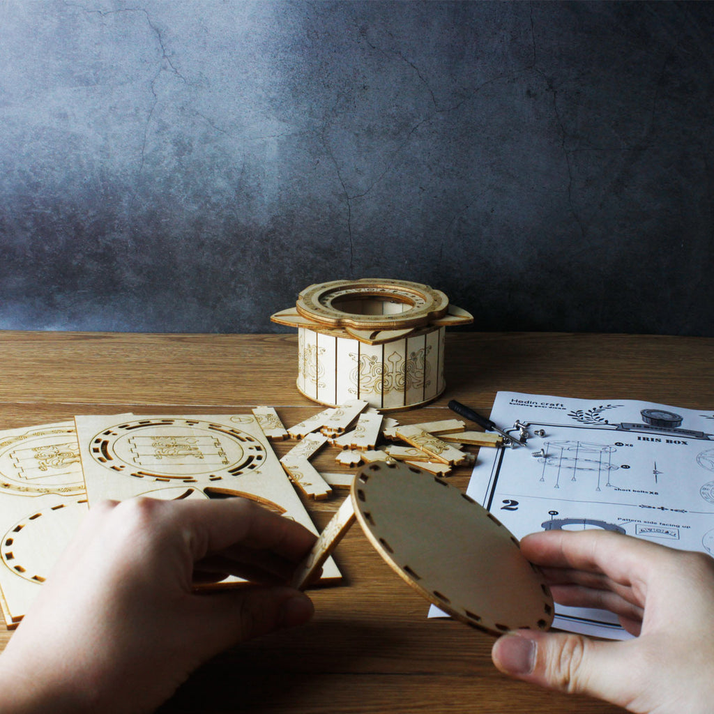 Wooden Mechanism Box Puzzle Toy
