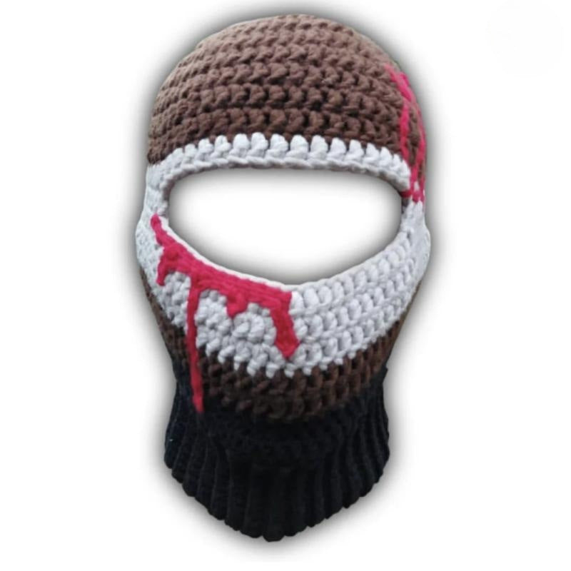 Pullover Windproof Neck Protection Handmade Knitted Hat