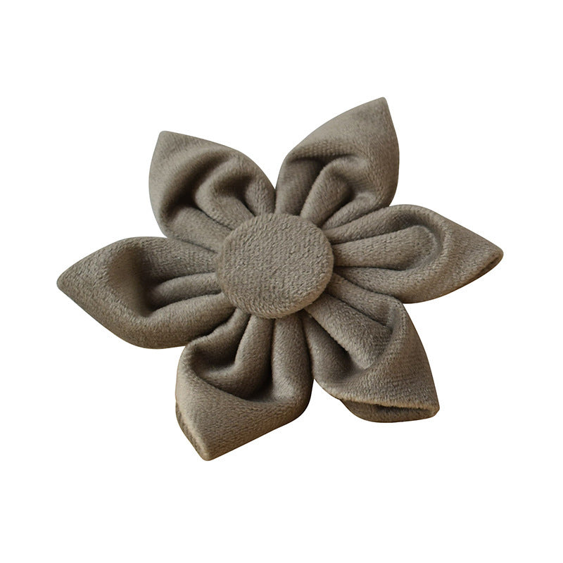 Pet Dog Flannel Gold Buckle Chest Strap