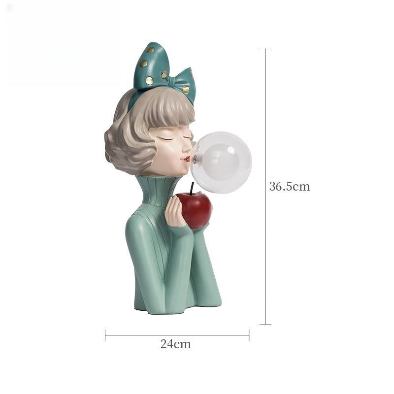 Nordic Bedroom Nightlight Bubble Girl