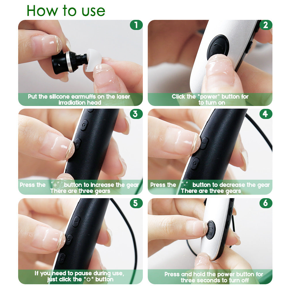 Neck-hanging Nose Meatus Acusticus Laser Illuminator 650nm