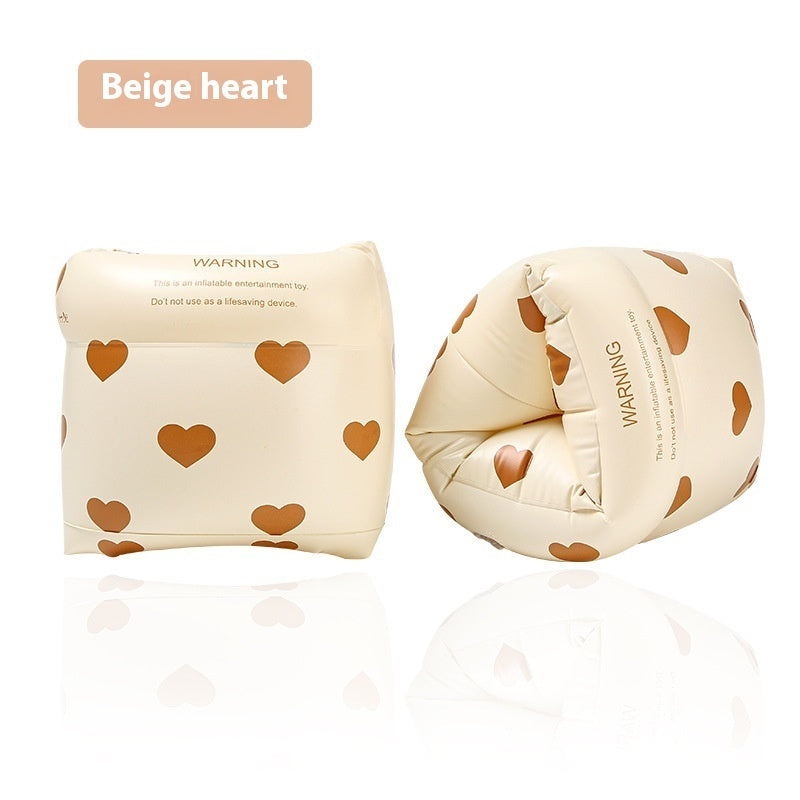 Ins Retro Style Cute Children Arm Floats Long White Silk Sleeves