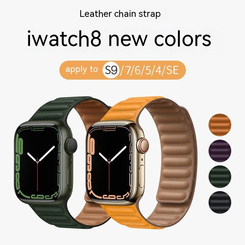 Leather Loop Universal Second Generation Magnetic Loop Magnet Chain Strap