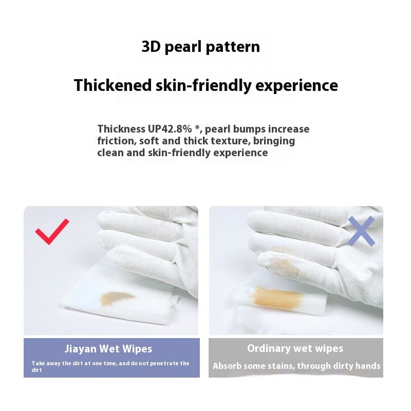 80-drawer Large Bag Wipes Hand Mouth Cleaning Care