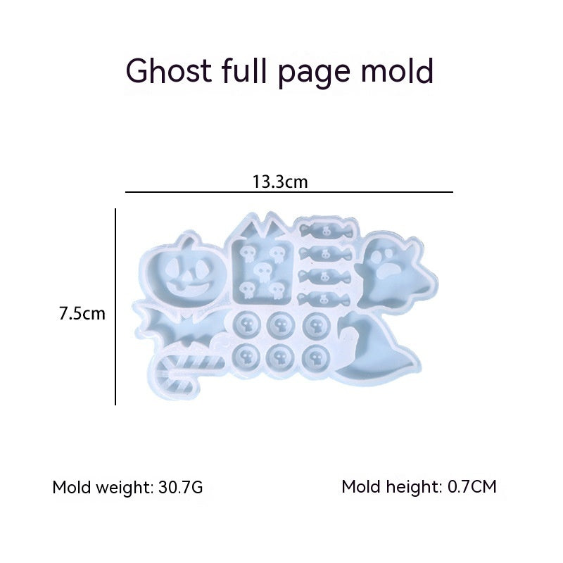 Cartoon Pattern Pendant Earrings Accessories Silicone Mold