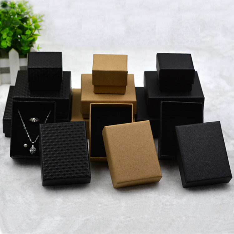Jewelry Box Earring Packaging Box Kraft Paper