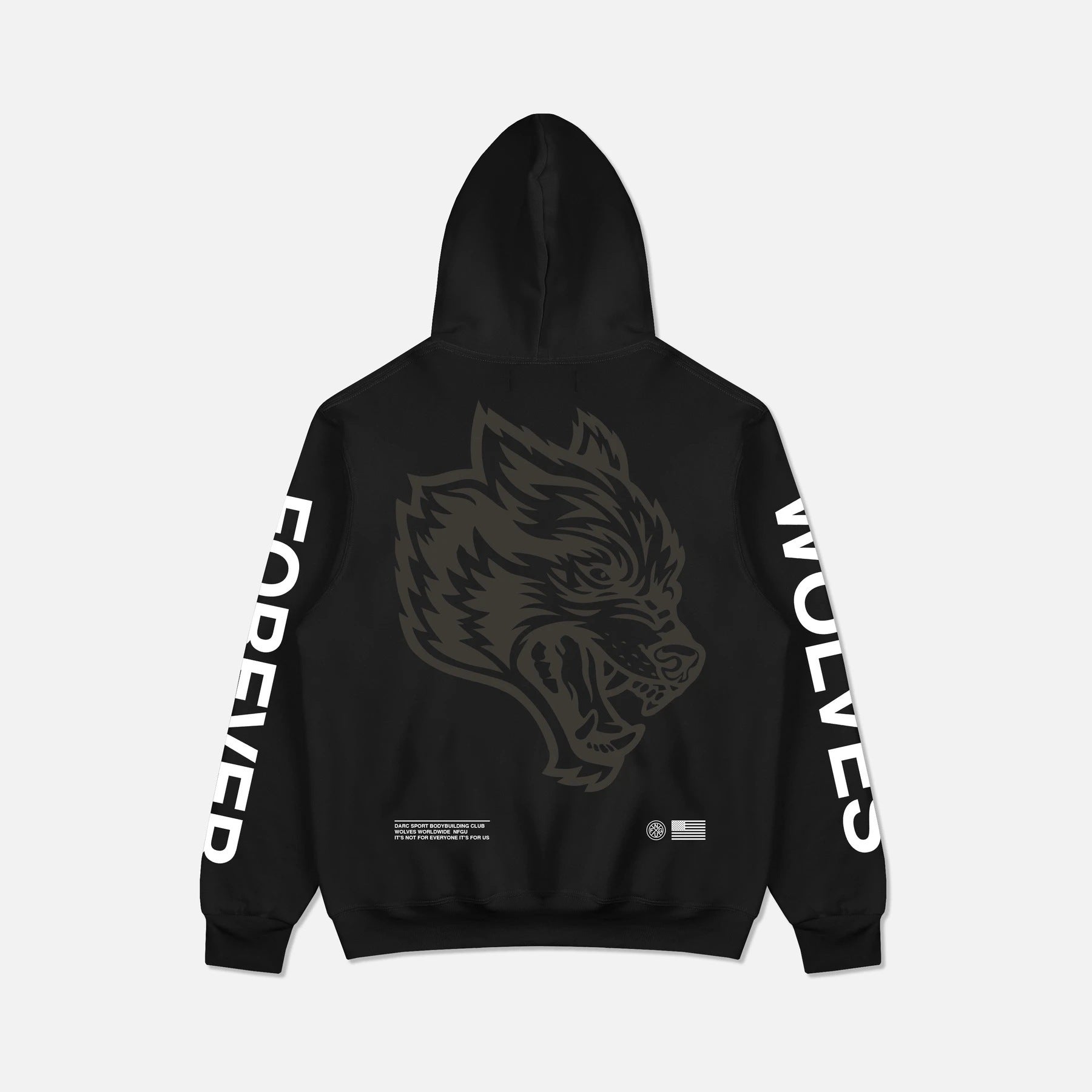 Men's Long-sleeved Loose Pullover Sports Fitness Sweatshirt