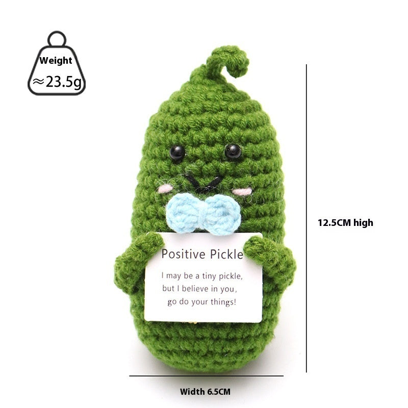 Wool Crocheted Positive Energy Potato Facial Expression Package Wool Fruit