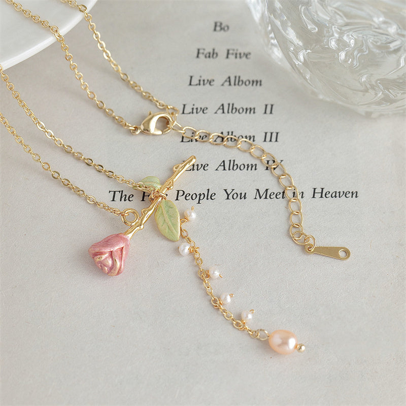 Women's French Vintage Niche Collarbone Necklace