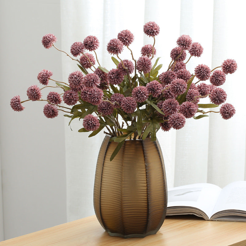 Simulated Flower Living Room Potted Flower Arrangement Ball Decoration