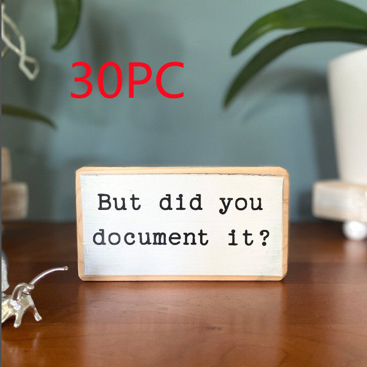 English Letters Desktop Ornaments