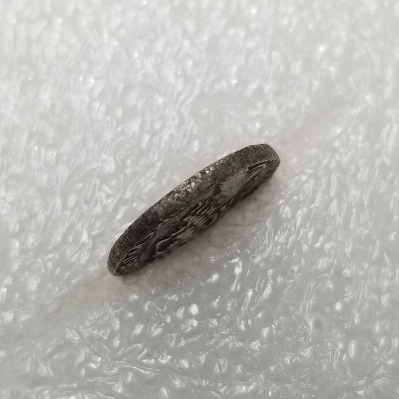 Antique Crafts Greek Coin Cooperized Silver Distressed Silver Dollar