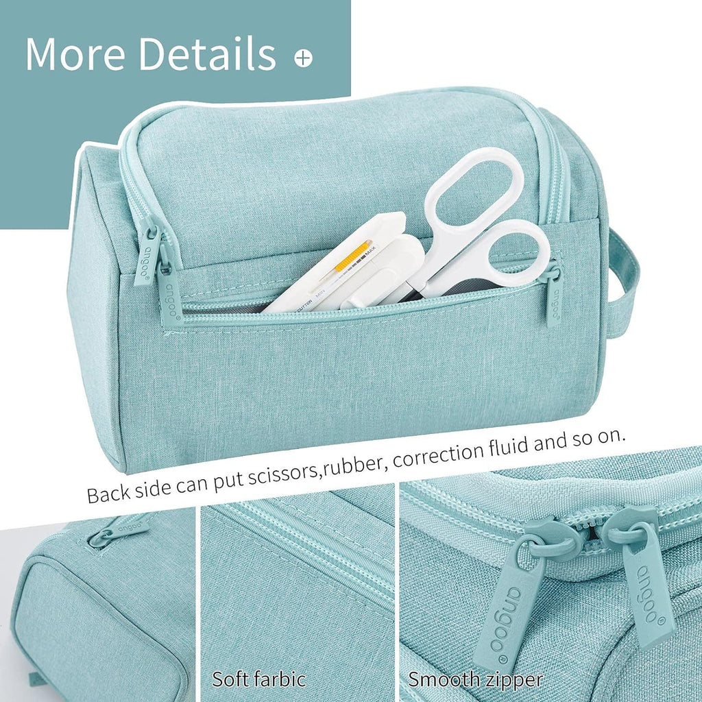 Portable Large Capacity Pencil Case Multifunctional Double-layer Stationery Box
