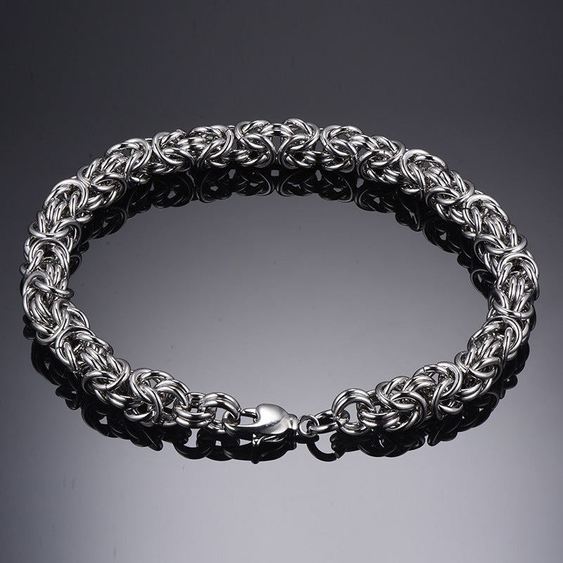 Hip Hop Ring Buckle Dominant Bracelet Accessories