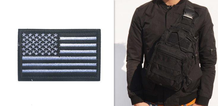 Velcro Label Stars And Stripes Embroidered Cloth Tips Qi Zhang