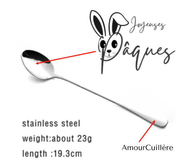 Stainless Steel Spoon You Are My Sunshine Couple Family Tableware