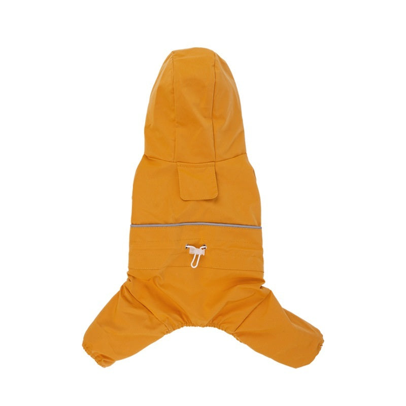Small And Medium-sized Dog Four Foot Full Pack Pet Raincoat