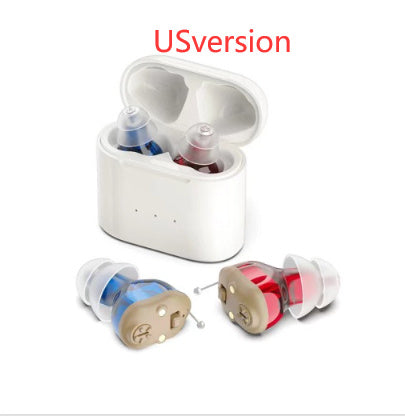 Red And Blue Magnetic Charging Warehouse Meatus Acusticus Digital Hearing Aid