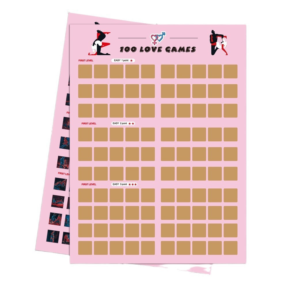 Challenge Valentine's Day Scratch-off Poster