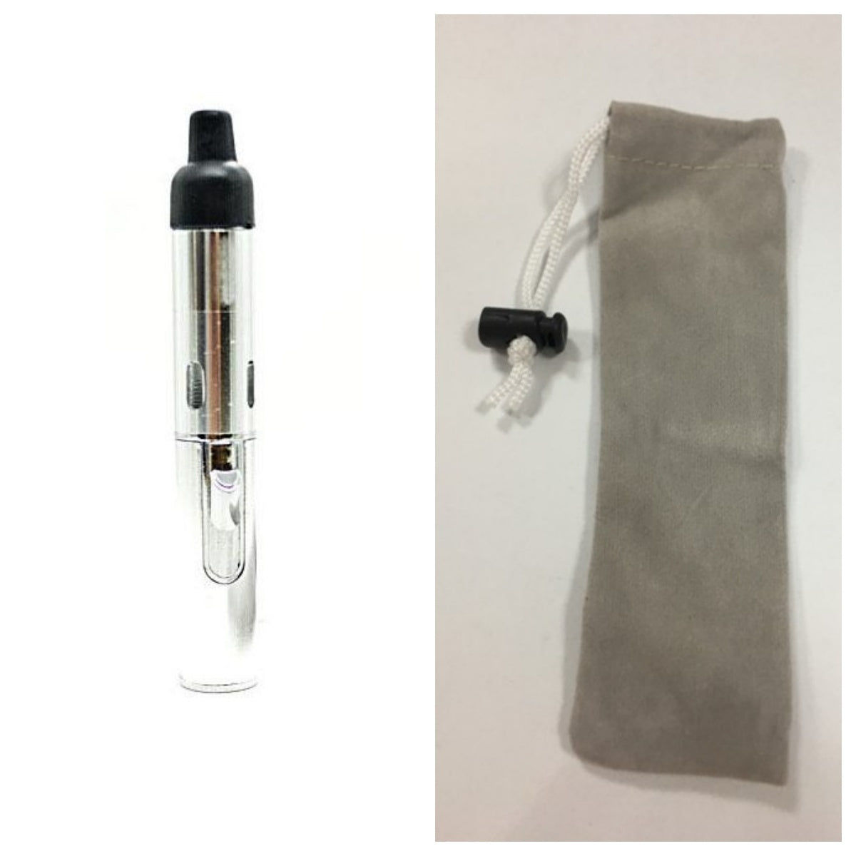 Metal Tobacco Pipe Aroma Lighter With Volcanic Rock