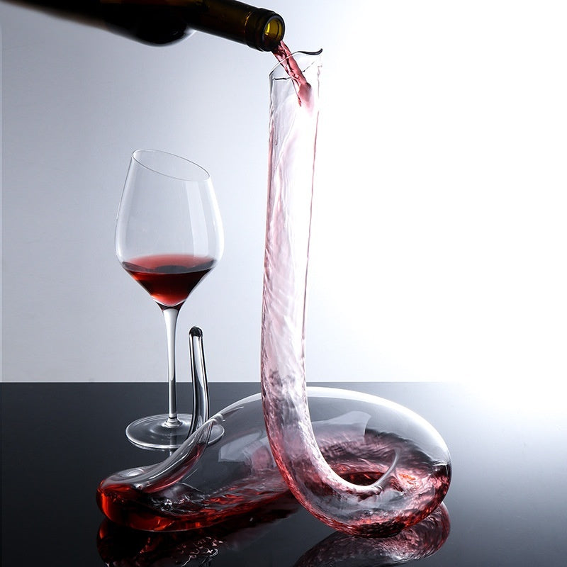 Household Snake Wine Decanter Austrian Crystal Glass