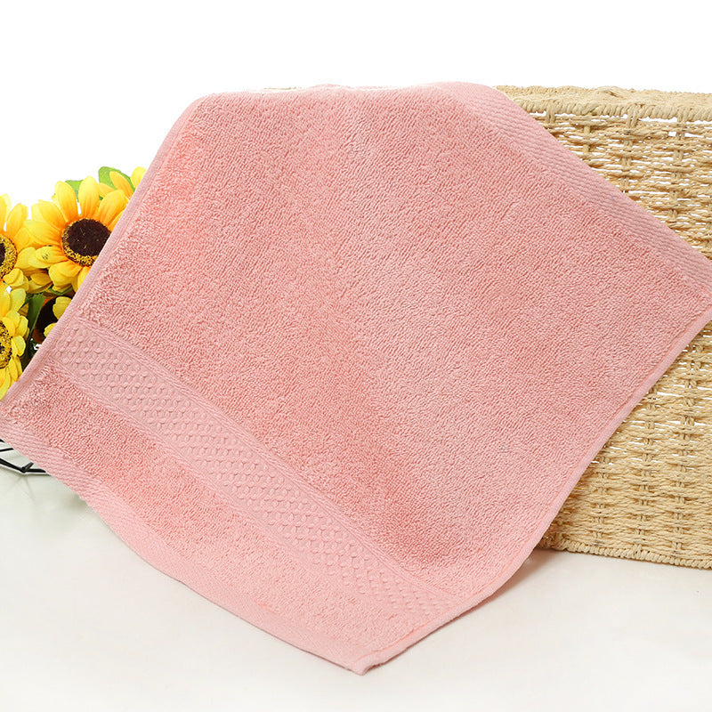 12-color Square Scarf Pure Cotton Plain Small Towel Square