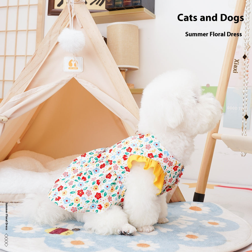 Pet Skirt Dog Anti-lint Thin Clothes