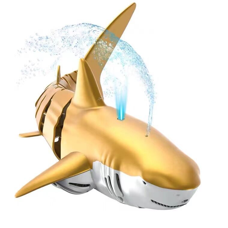2.4G Remote Control Water Jet Shark Funny Water Spray Simulation Whale Animals Submarine Remote Control Fish