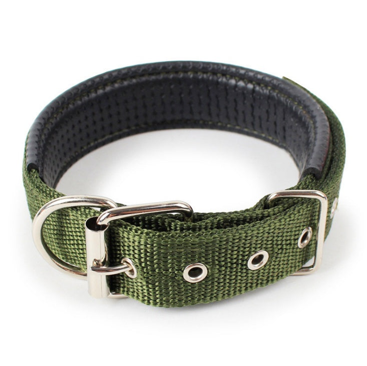 Pet collar soft leather lining polypropylene pet foam collar
