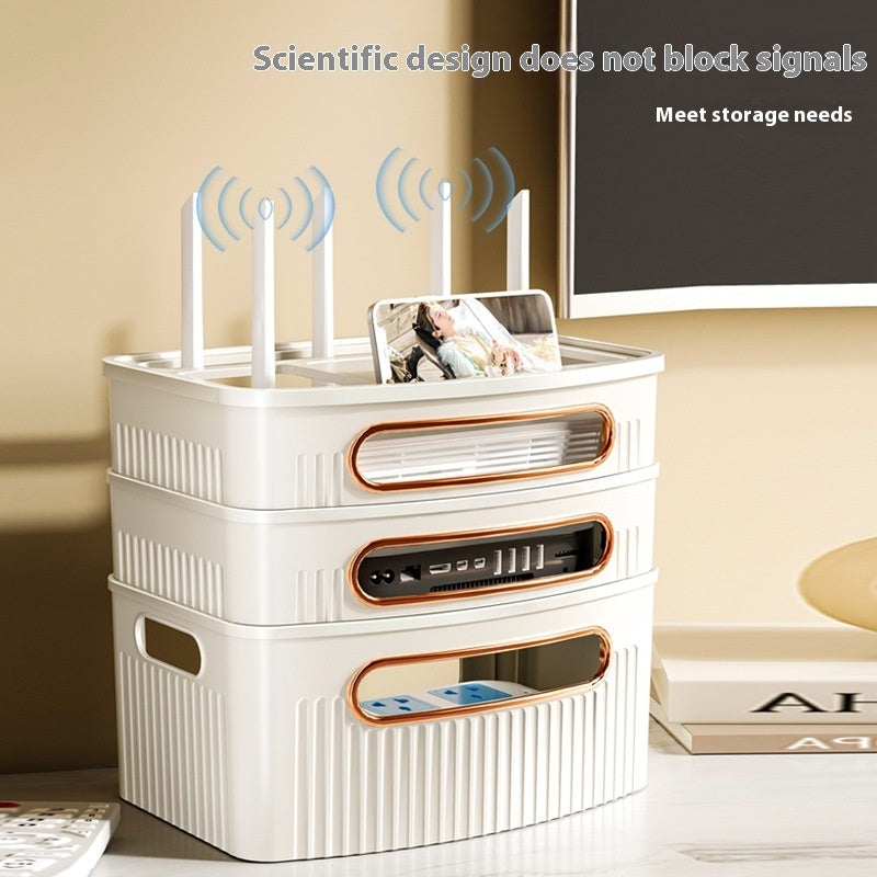 Router Storage Box Desktop TV Set-top Box