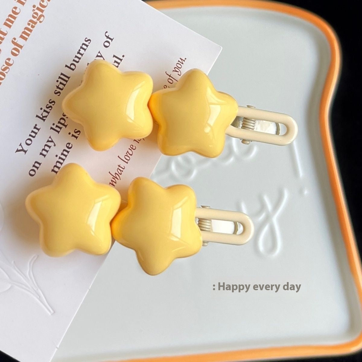 XINGX Sweetheart Cute Girl Five-pointed Star Small Size Bangs Clip