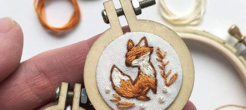 Wooden Mini Embroidered Stretch Jewelry