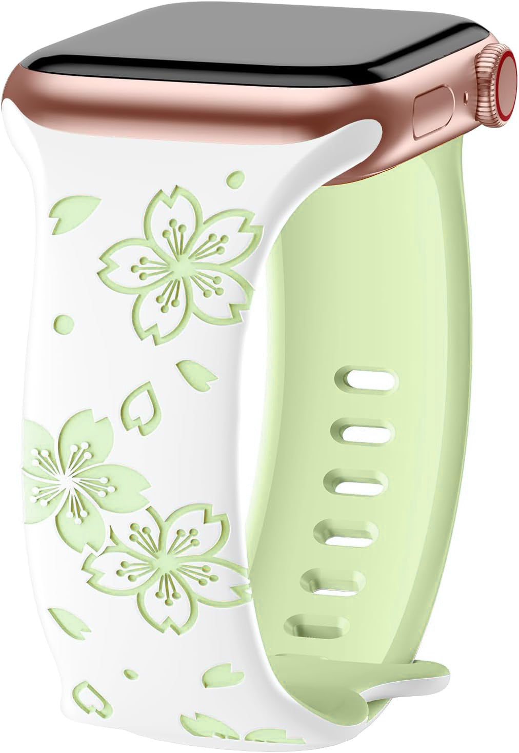 Laser Carving Embossed Castle Paradise Paisley Strap