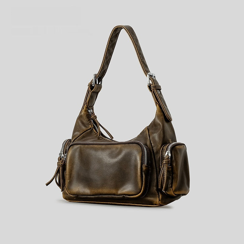 Special-interest Design Retro Large Capacity Shoulder Bag