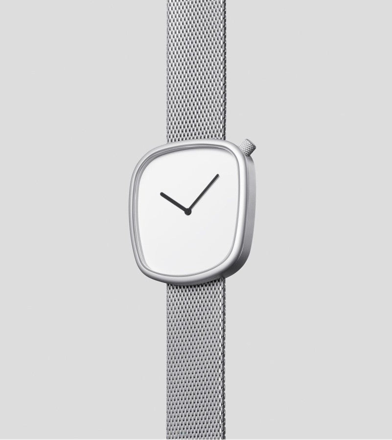 Stainless steel quartz watch